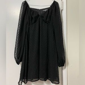 Missguided long sleeve puffy dress!